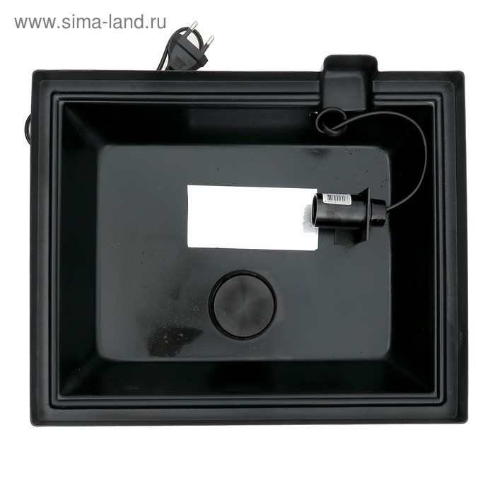 Аквариум Аквариум "Колонна" с крышкой, 36 литров, 32 х 25 х 45/50,5 см, чёрный