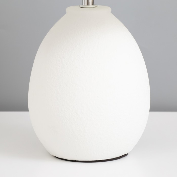 Лампа настольная Лампа настольная "Джия" 1х40Вт Е14 белый 22х22х34см