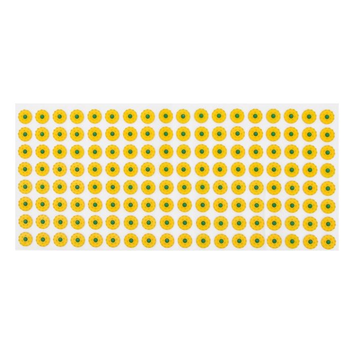 Аппликатор Аппликатор "Кузнецова", 144 колючки, спанбонд, 26 х 56 см, жёлтый.