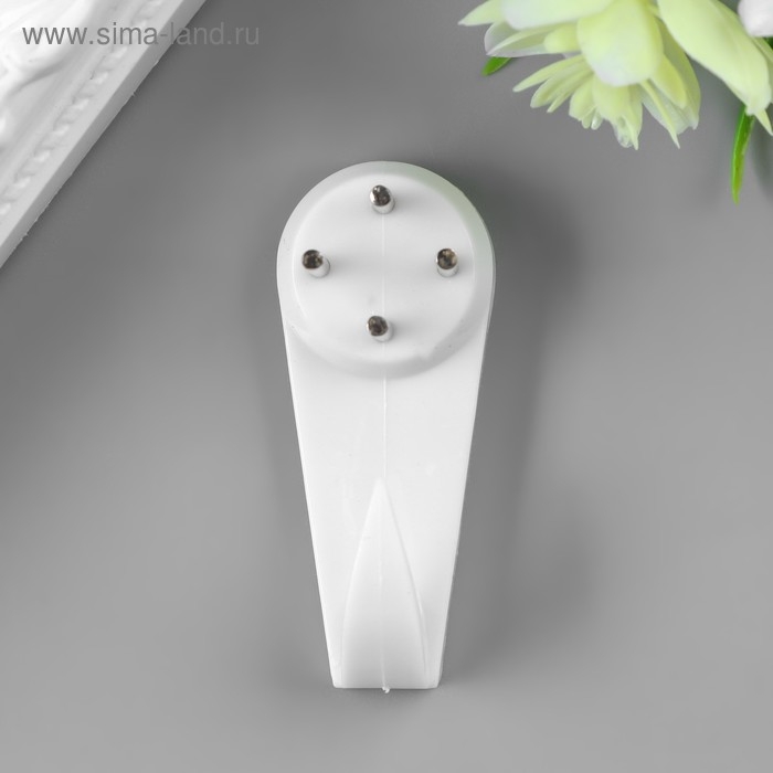 Крючок пластик, металл универсальный набор 5 шт С183 5х2 см Крючок пластик, металл универсальный набор 5 шт С183 5х2 см