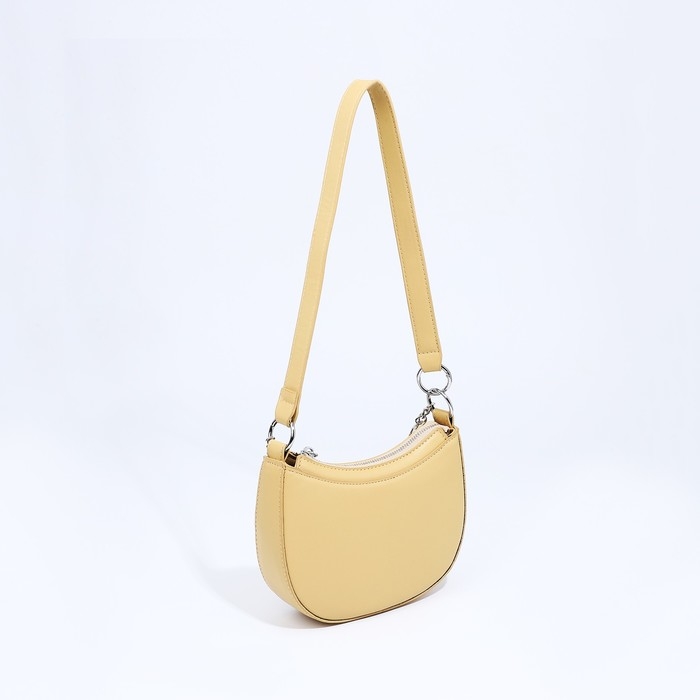 Сумка-багет на молнии, цвет жёлтый Сумка-багет на молнии, цвет жёлтый