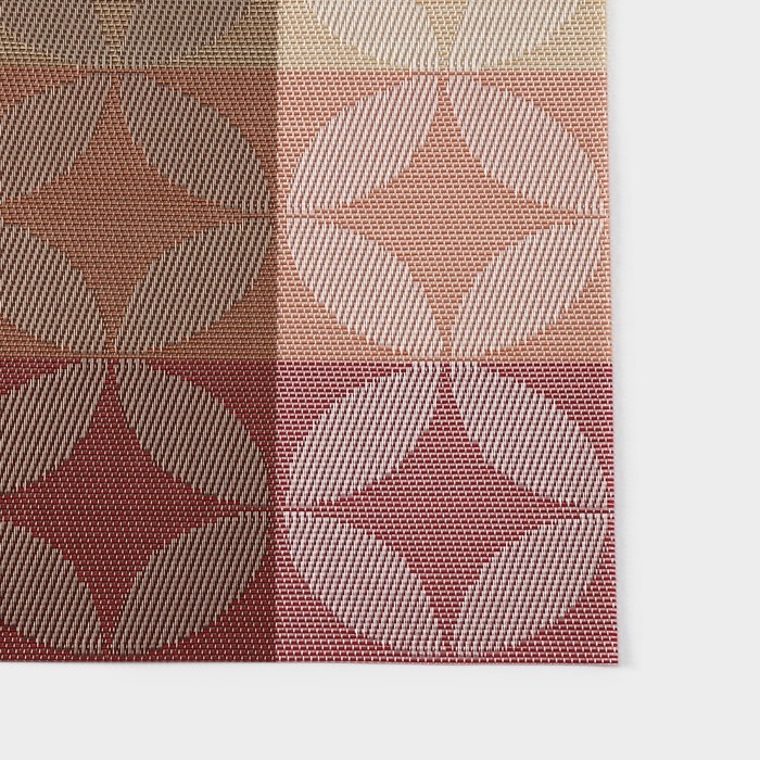 Салфетка сервировочная на стол Доляна «Пики», 45×30 см, цвет красный Салфетка сервировочная на стол Доляна «Пики», 45×30 см, цвет красный