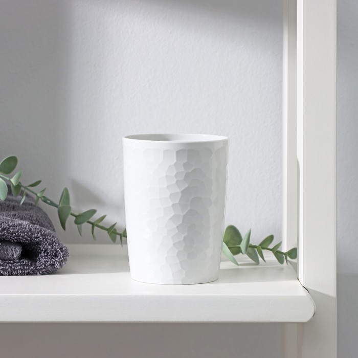 Стакан для зубных щёток Tule, 350 мл, d=7,7 см, h=10,4 см, цвет светло-серый Стакан для зубных щёток Tule, 350 мл, d=7,7 см, h=10,4 см, цвет светло-серый