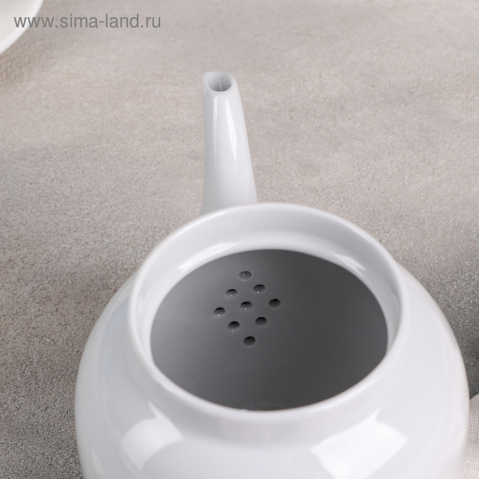 Чайник «Янтарь», 700 мл, цвет белый Чайник «Янтарь», 700 мл, цвет белый