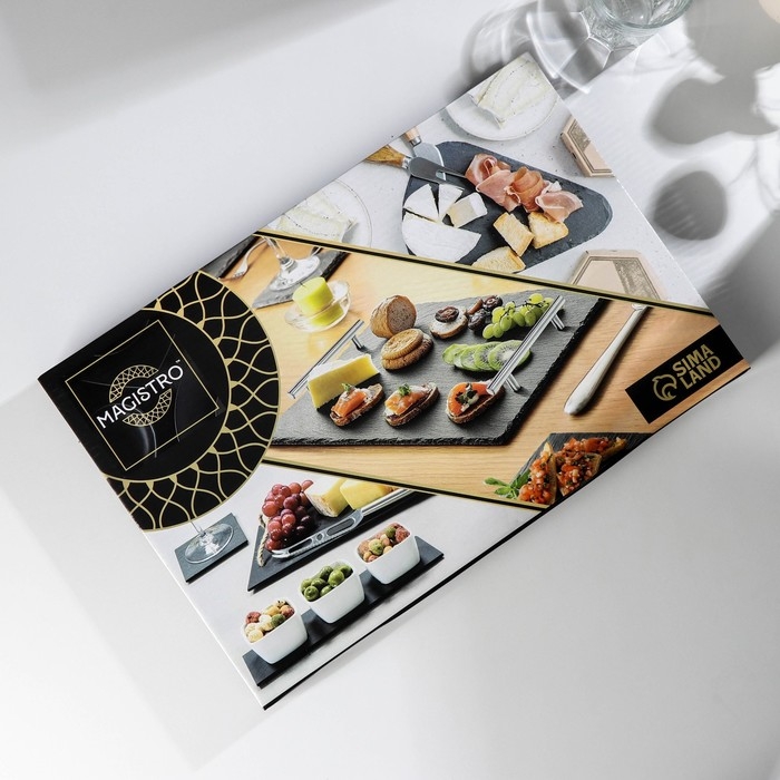 Поднос из сланца Magistro Valley, 45×30 см Поднос из сланца Magistro Valley, 45×30 см