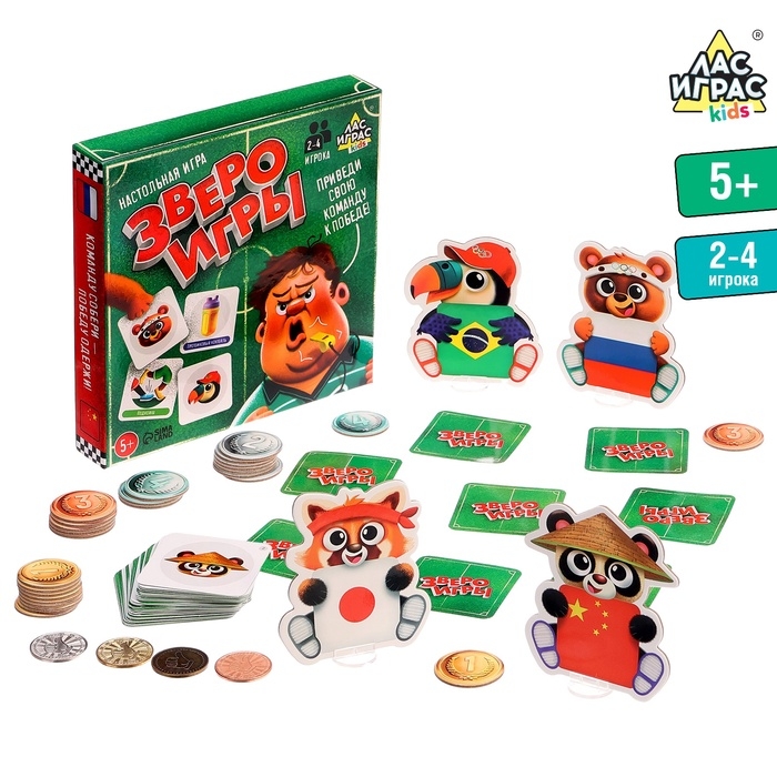 Настольная игра Настольная игра "Звероигры"