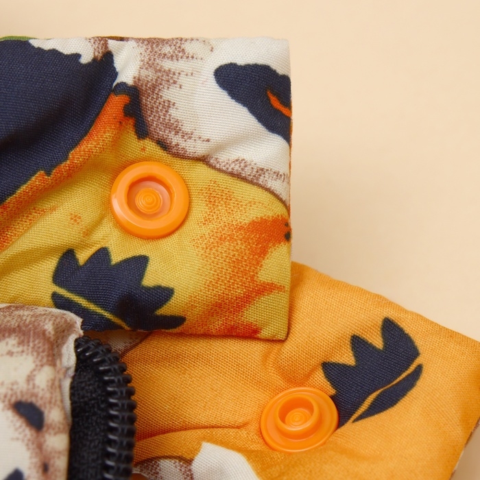 Комбинезон для собак Комбинезон для собак "Мишка Тедди", размер 14 (ДС 27, ОГ 38, ОШ 30 см), оранжевый