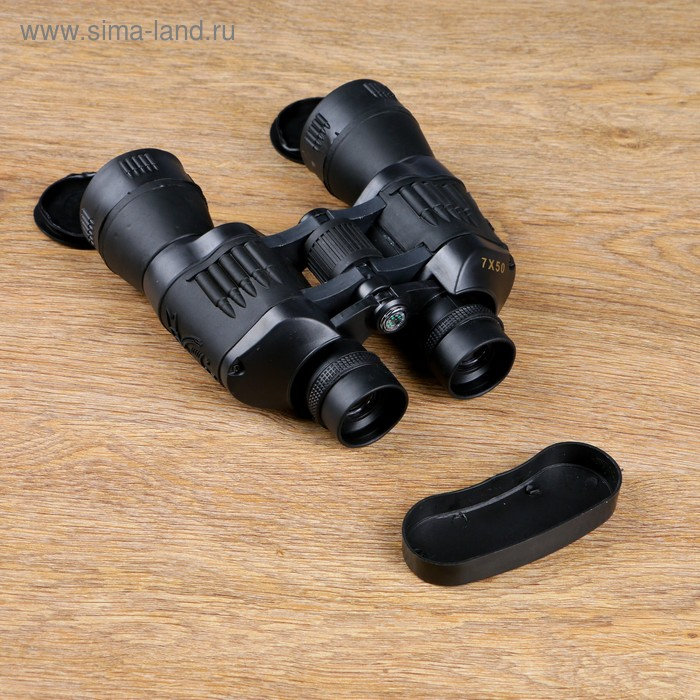 Бинокль 7х50,  Бинокль 7х50, "Заповедник", с патронами на накладках и тубусах