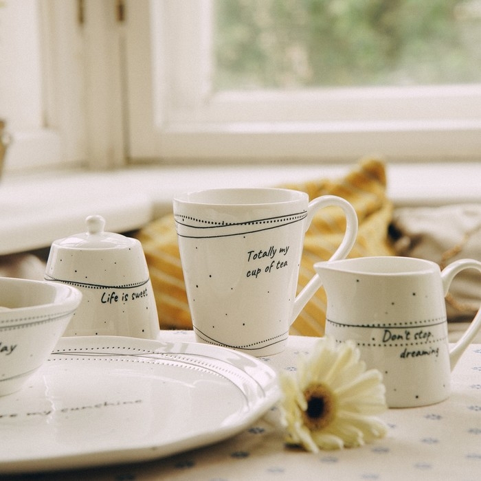 Сливочник фарфоровый SL Home «Милый дом», 200 мл, цвет белый Сливочник фарфоровый SL Home «Милый дом», 200 мл, цвет белый