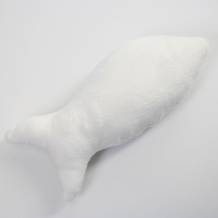 Лежанка с рыбкой, 45х35х11 см, молочная Лежанка с рыбкой, 45х35х11 см, молочная