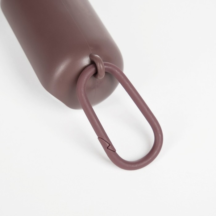 Контейнер-раздвижной с мешками для уборки (рулон 15 пакетов 29х21 см), кофейно-серый Контейнер-раздвижной с мешками для уборки (рулон 15 пакетов 29х21 см), кофейно-серый