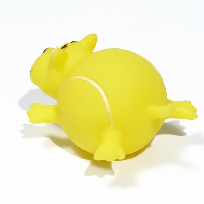 Игрушка пищащая Игрушка пищащая "Собакомяч" для собак, 10 см, жёлтая