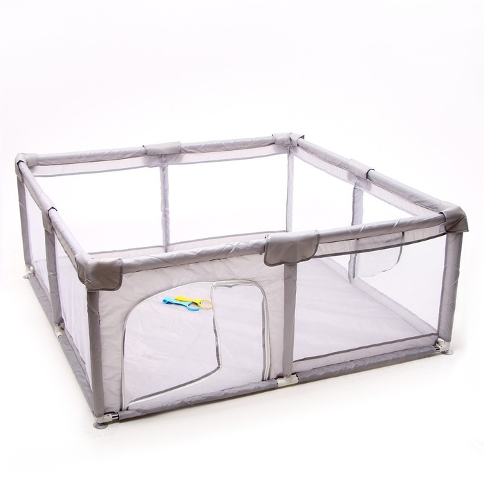 Манеж детский «Серый», 150х150х68 см