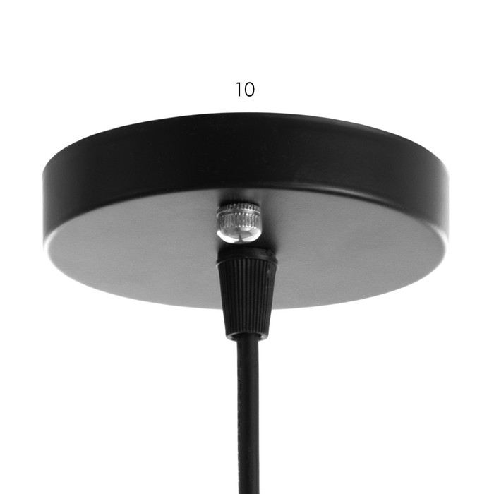 Светильник BayerLux "Колокол" 1х40Вт E27 черный 19х19х120 см.