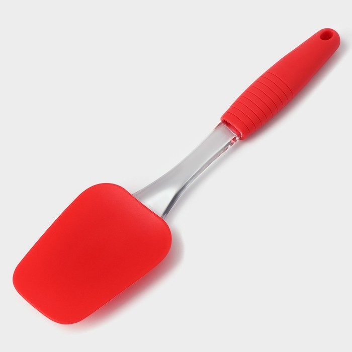 Лопатка Доляна «Про», силикон, 25,5 см, цвет МИКС Лопатка Доляна «Про», силикон, 25,5 см, цвет МИКС