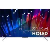 Телевизор Haier SMART TV S3, 55", 3840x2160, DVB-T2/C/S2, HDMI 4, USB 2, Smart TV, чёрный