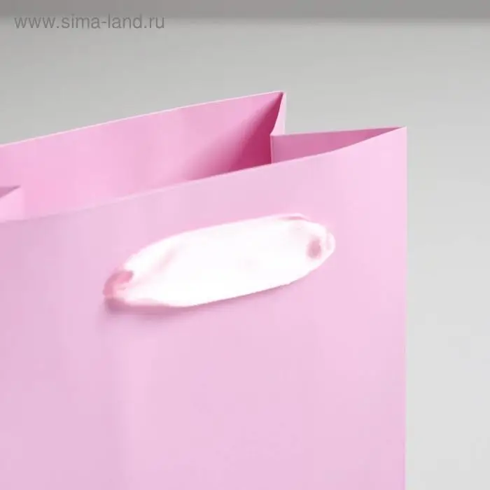 Пакет подарочный, упаковка, «Розовый», 12 х 15 х 5.5