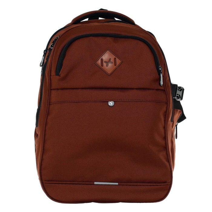 Рюкзак молодёжный Stavia, 40 х 28 х 18 см, эргономичная спинка, Stavia  Рюкзак молодёжный Stavia, 40 х 28 х 18 см, эргономичная спинка, Stavia "Город-1", коричневый
