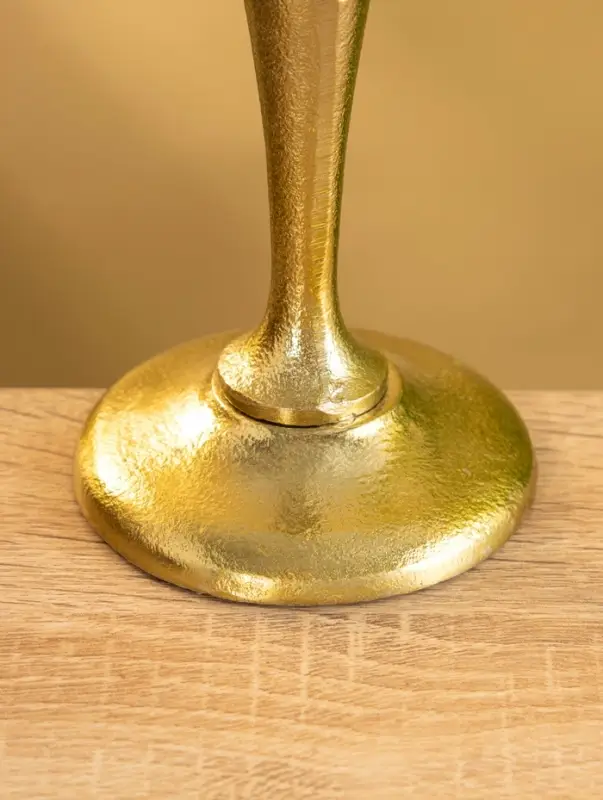 Подсвечник  Подсвечник "Голди" алюминий 16 см, цв. золото