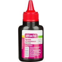 Краска штемпельная Attache красная 45 гр на водной основе