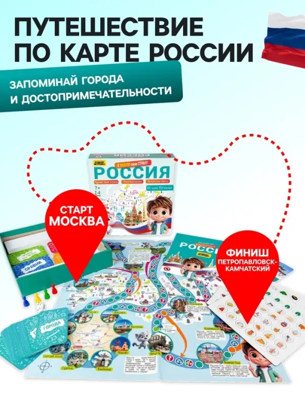 Настольная игра-викторина &laquo;Россия. Я люблю свою страну&raquo;