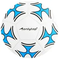 Футбольный мяч ONLYTOP, машинная сшивка, 32 панели, р. 5, PVC, МИКС