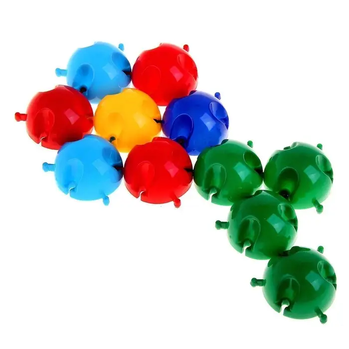 Мозаика настольная Десятое Королевство, с крупными фишками, 90 элементов, d=35 мм, МИКС