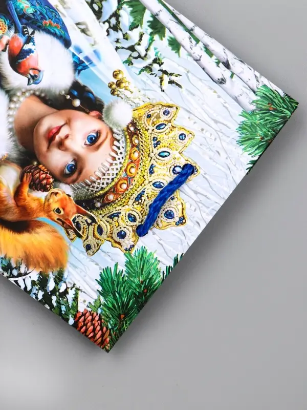 Пакет подарочный новогодний ламинированный, «Новогодняя пора» , 11.5×6.5×14.5 см