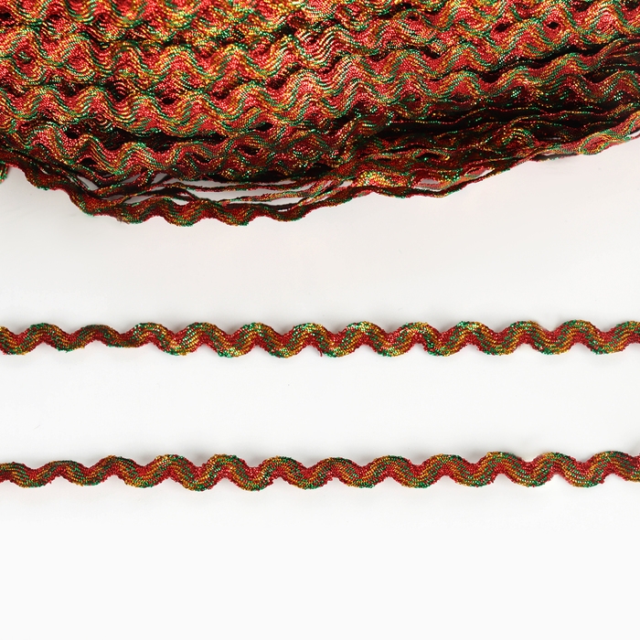 Тесьма «Волна», цветная, 250 м Тесьма «Волна», цветная, 250 м