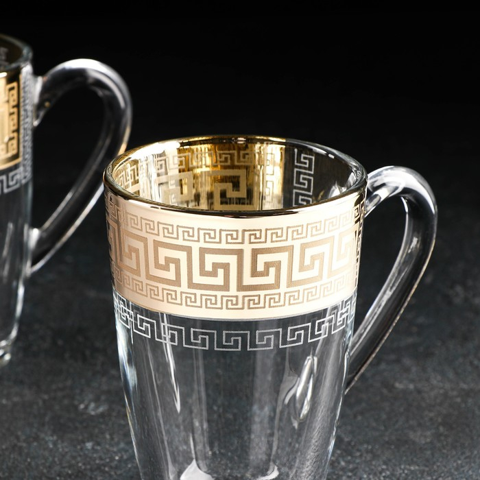 Набор стеклянных кружек «Барокко», 325 мл, 2 шт Набор стеклянных кружек «Барокко», 325 мл, 2 шт