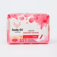 Прокладки гигиенические Sunday girl Женские 320 мм ночные, 10 шт