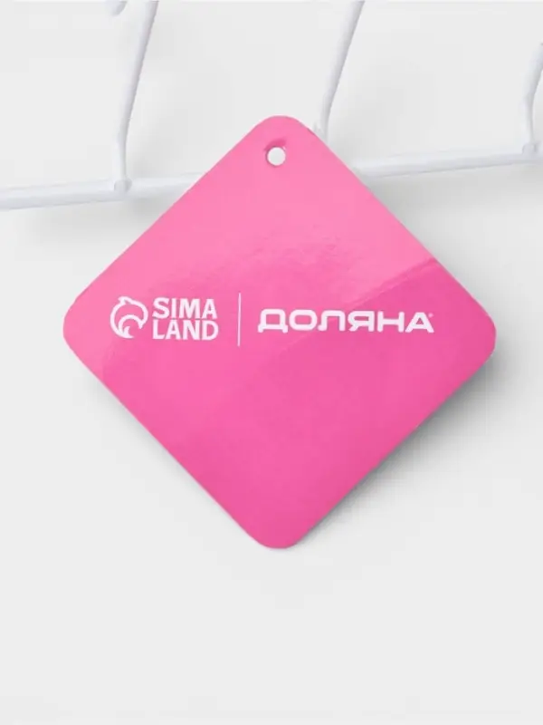 Подставка для крышек Доляна, 28.5&times;14&times;16.5 см, белая