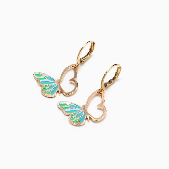 Серьги Серьги "Люби", 6 х 7 см