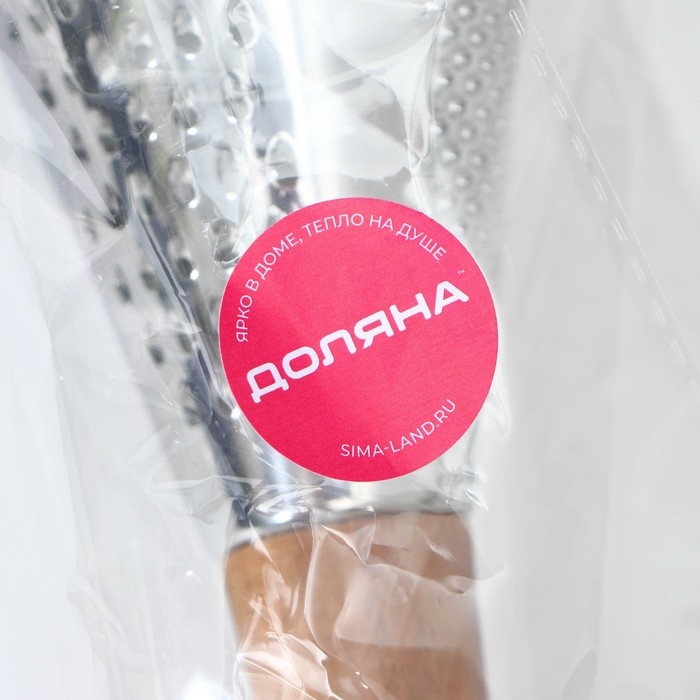 Тёрка Доляна Forest, 24×11,5 см, силиконовое основание, цвет чёрный, коричневый Тёрка Доляна Forest, 24×11,5 см, силиконовое основание, цвет чёрный, коричневый