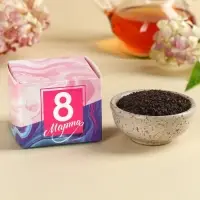 Набор «8 Марта»: крем-мёд, чай 50 г Набор «8 Марта»: крем-мёд, чай 50 г