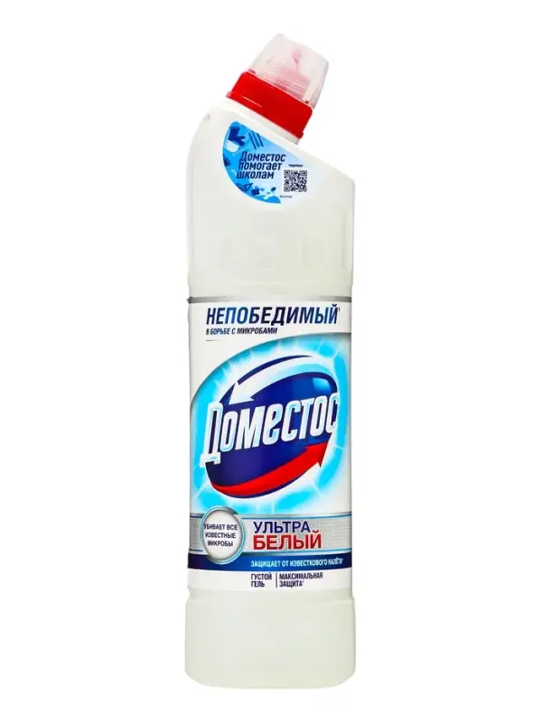Чистящее средство Domestos &laquo;Ультра белый&raquo;, гель, для унитаза, 750 мл