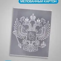 Тетрадь 96 листов в клетку, Calligrata &laquo;Символика. Герб&raquo;, МИКС