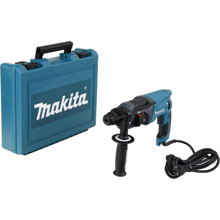 Перфоратор Makita HR2470, 780 Вт, SDS+, 3 режима, 2.7 Дж, 1100 об/мин, 4500 уд/м, кейс
