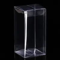 Складная прозрачная коробка из PVC, для упаковки подарков, 5×5×10 см