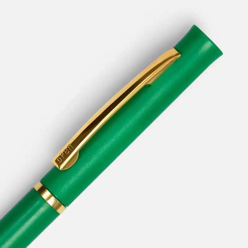 Ручка шариковая Euro Gold, зеленая Ручка шариковая Euro Gold, зеленая