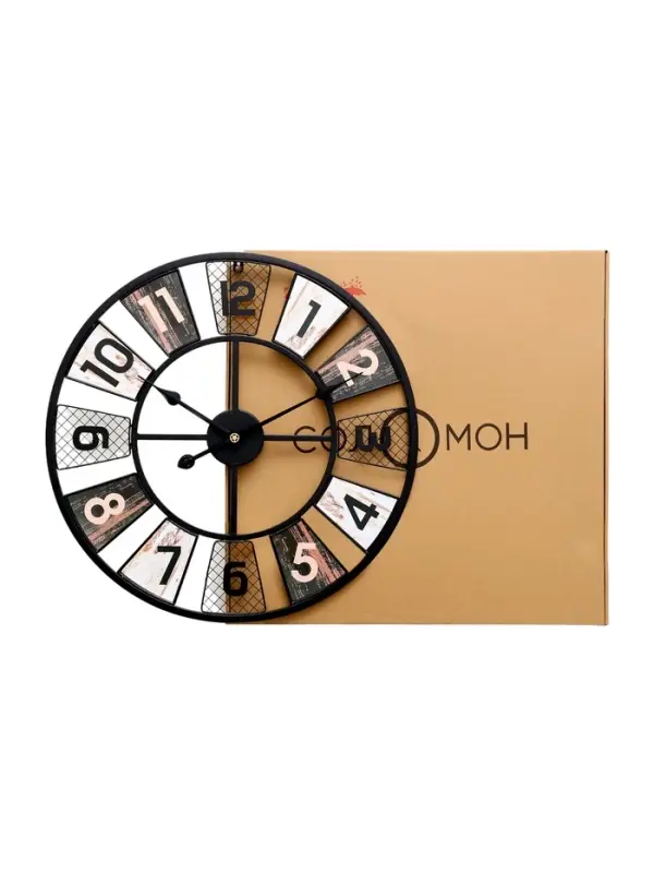 Часы настенные интерьерные, серия: Лофт, дискретный ход, d=60 см, от батарейки 1&times;АА