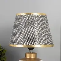 Лампа настольная &laquo;Мрамор&raquo; 1&times;40 Вт Е27 черный/золото 22.5&times;22.5&times;35 см