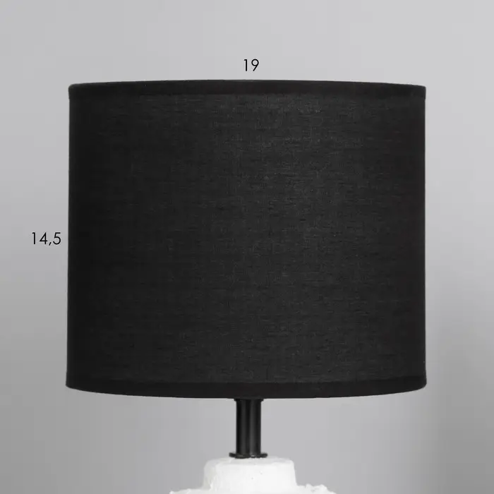 Лампа настольная RISALUX &laquo;Мирана&raquo;, Е14, 40 Вт, белая, 18&times;18&times;34 см