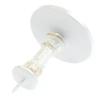 Держатель для штор CAPPIO KC211, d=9.6 мм, белый с золотом, 2 шт.