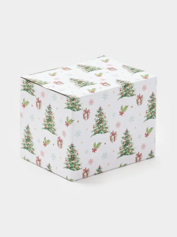 Кружка "Елочка" 480мл,  13,6х9,5х9,5см   в упаковке