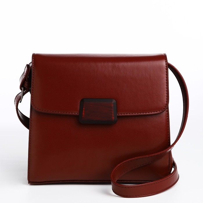 Сумка-мессенджер на магните, цвет тёмно-коричневый Сумка-мессенджер на магните, цвет тёмно-коричневый