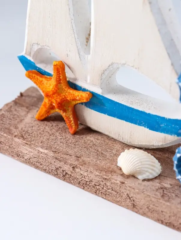 Сувенир интерьерный "Морской конёк и парусник" 4х14х17,5 см