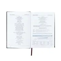 Ежедневник недатир А5 160л Небраска черный