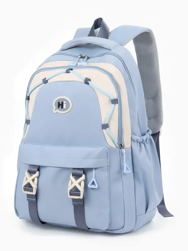 Рюкзак 29*14*44 см 2 отд. 3 н/карм. Комби голуб/бел
