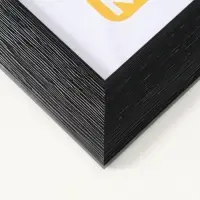 Фоторамка для фото 30х40 см "Luxe Elegance" пластик, чёрный, (пластик экран)